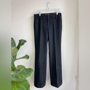 Banana Republic Black Wool Trouser Pants